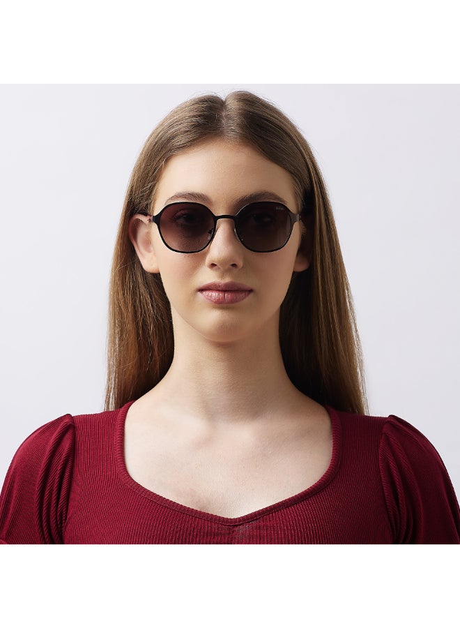 لي كوبر - Polarized Sunglasses Matte Brown Frame Gradient Brown Mirror Lens 51mm  - LC1211C02 - Image 1