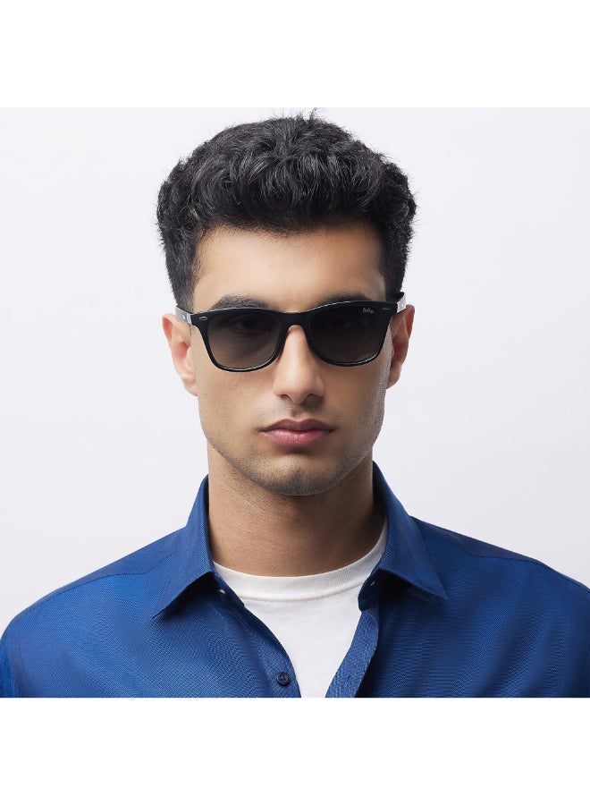 لي كوبر - Men's Polarized Sunglasses Gradient G15 Frame Black Mirror Lens 53mm  - LC1215C02 - Image 1