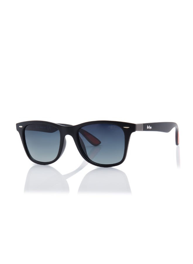 لي كوبر - Men's Polarized Sunglasses Gradient G15 Frame Black Mirror Lens 53mm  - LC1215C02 - Image 1