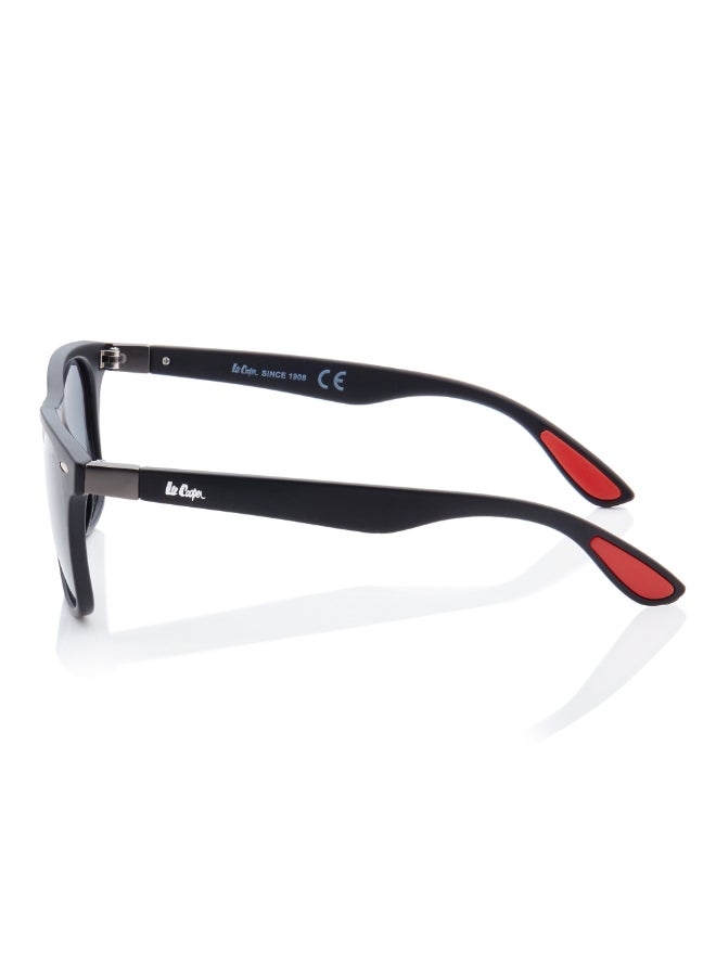 لي كوبر - Men's Polarized Sunglasses Gradient G15 Frame Black Mirror Lens 53mm  - LC1215C02 - Image 1