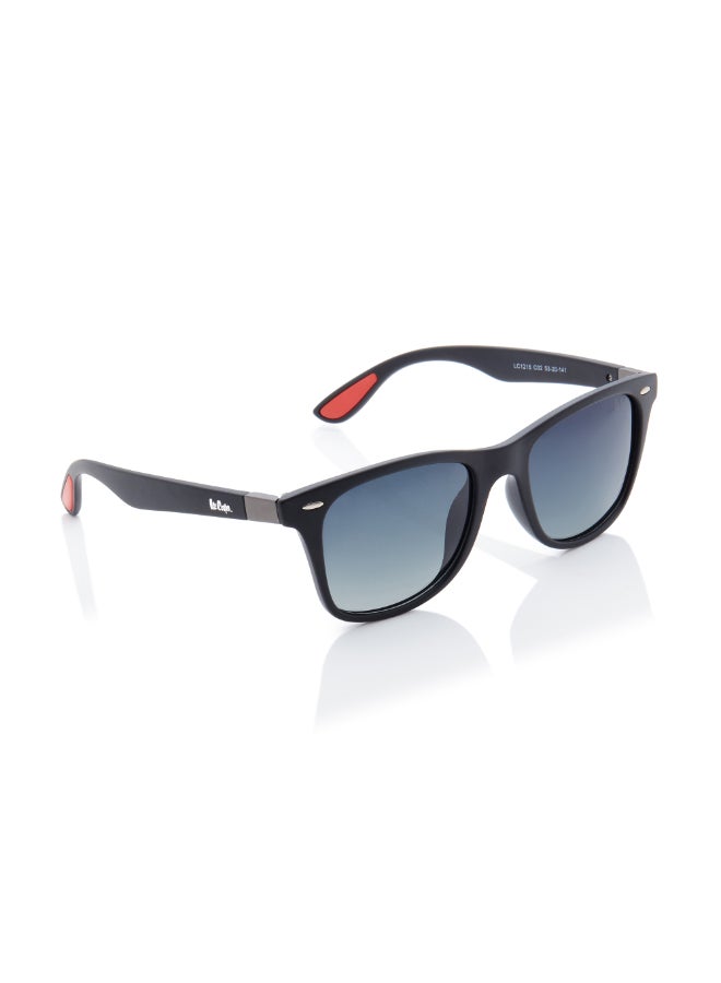 لي كوبر - Men's Polarized Sunglasses Gradient G15 Frame Black Mirror Lens 53mm  - LC1215C02 - Image 1
