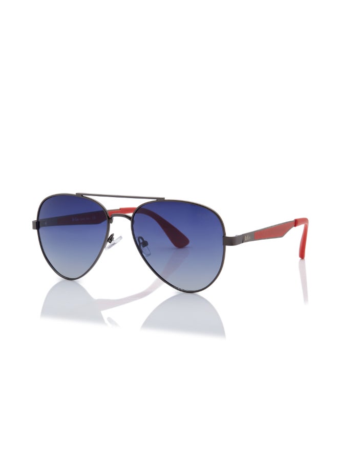 لي كوبر Polarized Sunglasses Gradient Blue Frame Gun Mirror Lens 47mm  - LC1220C02  - Image 2