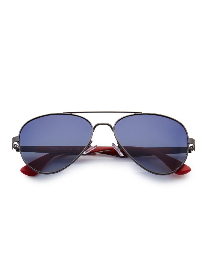 لي كوبر Polarized Sunglasses Gradient Blue Frame Gun Mirror Lens 47mm  - LC1220C02  - Image 5
