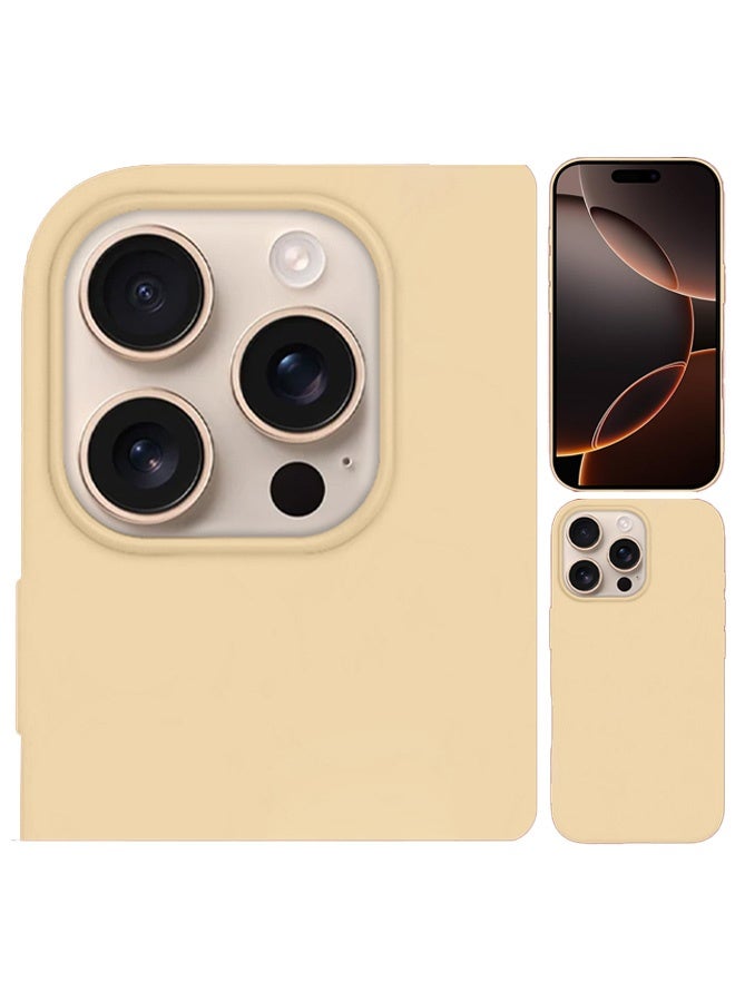 MARGOUN 3Packs Case and Screen Protectors for Apple iPhone 16 Pro Max, Slim Silicone Case, Full Covered Anti Scratch Shockproof Protective Cover Cream-33 - Image 4