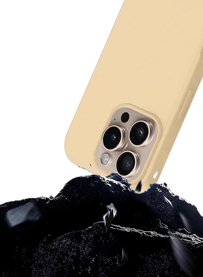 MARGOUN 3Packs Case and Screen Protectors for Apple iPhone 16 Pro Max, Slim Silicone Case, Full Covered Anti Scratch Shockproof Protective Cover Cream-33 - Image 2