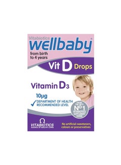 Vitabiotics WELLBABY Vit D drops 30ml  - Image 1