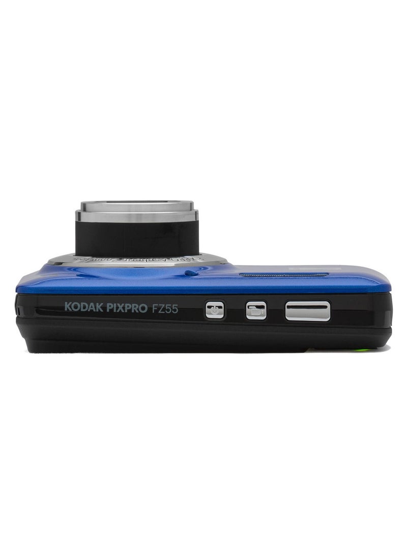 Kodak KODAK PIXPRO FZ55-RD 16MP Digital Camera 5X Optical Zoom 28mm Wide Angle 1080P Full HD Video 2.7" LCD Vlogging Camera (Blue)  - Image 5