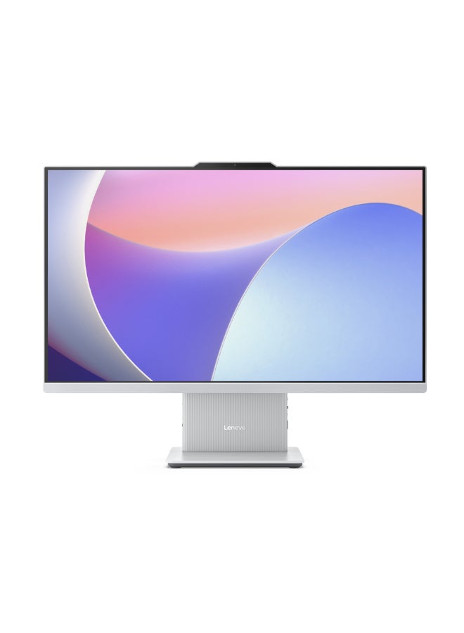 Lenovo - IdeaCentre 27IRH9  AIO With 27-Inch Full HD Display, Intel Core i5-13420H Processor/8GB RAM/512GB SSD/Intel UHD 770 Graphics/DOS(Without Windows) English Cloud grey - Image 1