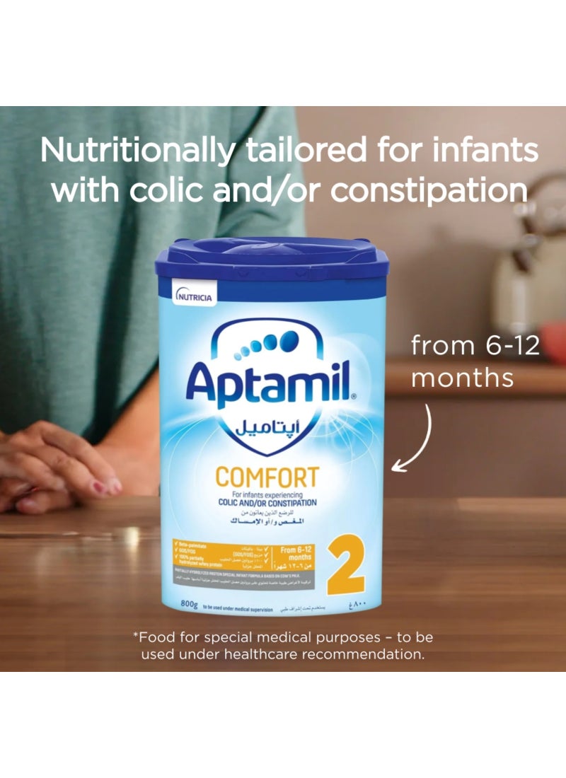 Aptamil Comfort 2 Formula Milk Powder Unflavoured 800grams Pack of 1 - Image 5