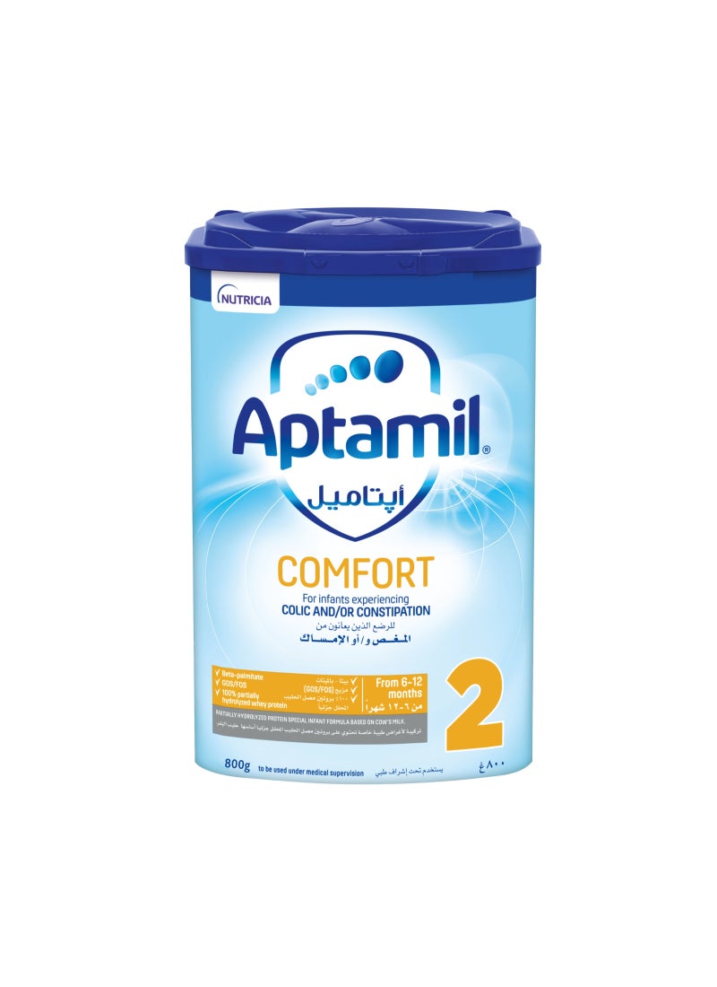 Aptamil Comfort 2 Formula Milk Powder Unflavoured 800grams Pack of 1 - Image 2