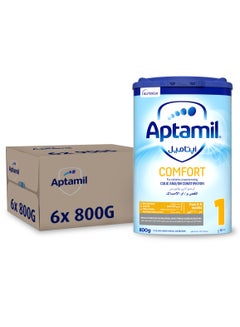 Aptamil Comfort 1 Formula Milk Powder 0-6 Months Vanilla Pack of 6  - Image 1