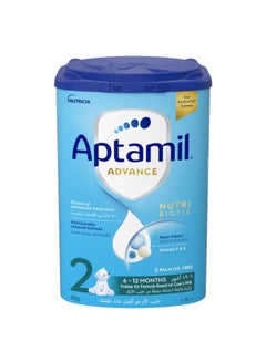 Aptamil Advance Follow On Formula Palm Oil Free Stage 2 6-12 Months Plain Pack of 6  - Image 2
