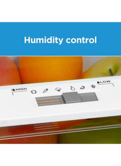 Midea 645L Gross And 463L Net Top Mount Double Door Refrigerator, 2 Doors Frost Free Fridge Freezer with Smart Sensor & Humidity Control, Inverter Quattro, Active-C Fresh MDRT645MTE46AED Silver  - Image 4