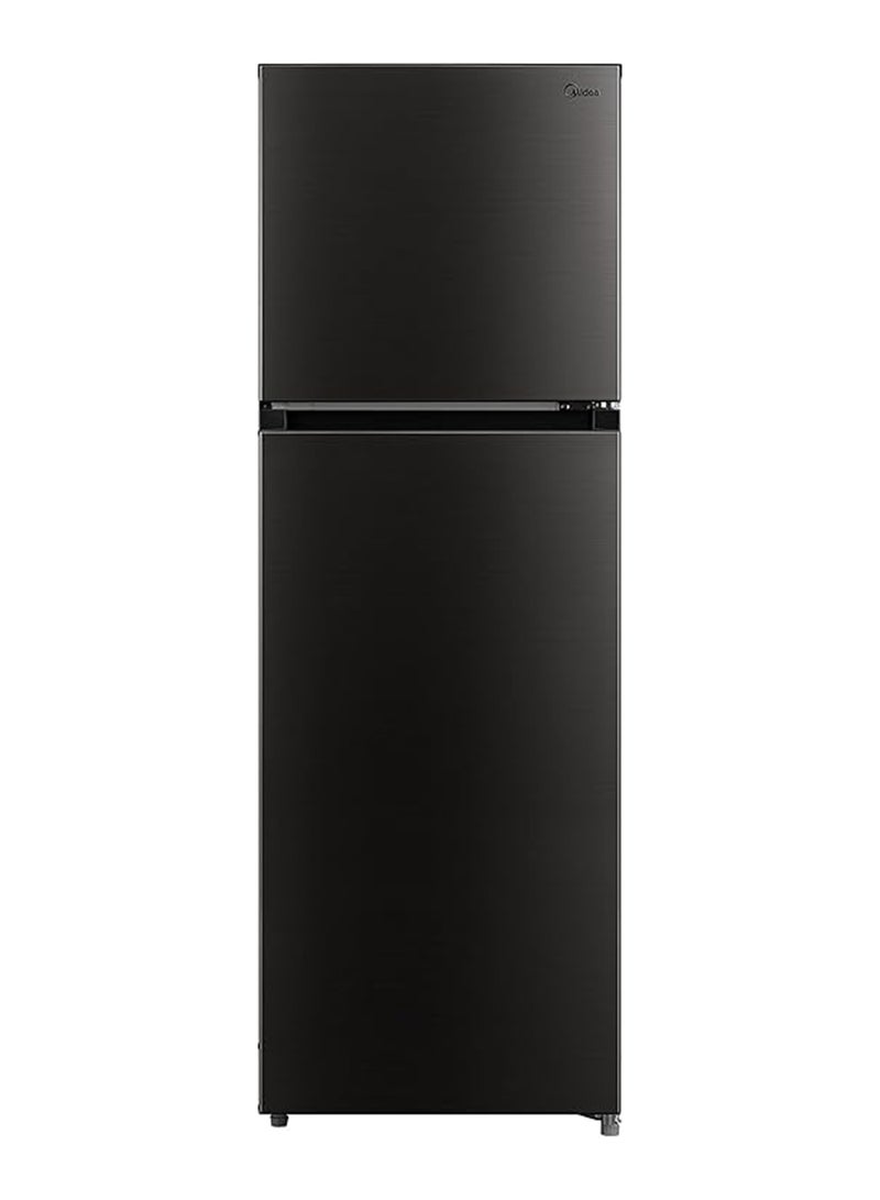 Midea - 390L Gross & 262L Net Double Door Refrigerator With Multi-Air Flow Technology, Equipped With Smart Sensor, Inverter Quattro, Active-C Fresh Technology & Smart Cooling MDRT390MTE28AE Jazz Black - Image 1