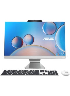 ASUS A3402WVAK-WPC0540 AIO With 23.8-Inch Full HD Display, Intel Core i5-1335U Processor/8GB RAM/512GB SSD/Intel Iris XE Graphics/DOS(Without Windows) English/Arabic White  - Image 1