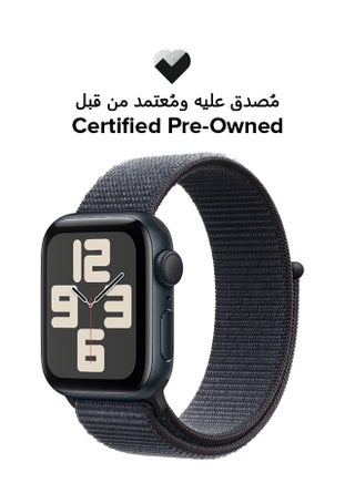 Certified Pre Owned - Watch SE (2024) GPS 40mm Midnight Aluminium Case With Ink Sport Loop - pnsku/N70169474V/45/_/1750839172/0aa90cdf-f9af-43f3-9e33-3357f8f0f9e4
