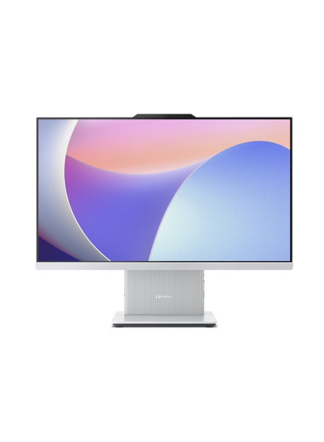 لينوفو - IdeaCentre 24IRH9 AIO With 23.8-Inch Full HD Display, Intel Core i5-13420H Processor/8GB RAM/512GB SSD/Intel UHD 770 Graphics/DOS(Without Windows) English Cloud grey - Image 1