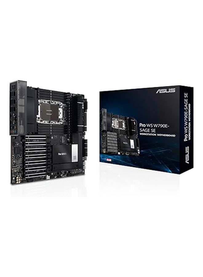 ASUS Pro WS W790E-SAGE SE Workstation Motherboard Socket Intel LGA 4677 (EEB Motherboard, PCIe 5.0, DDR5, USB 3.2 Gen 2)  - Image 1