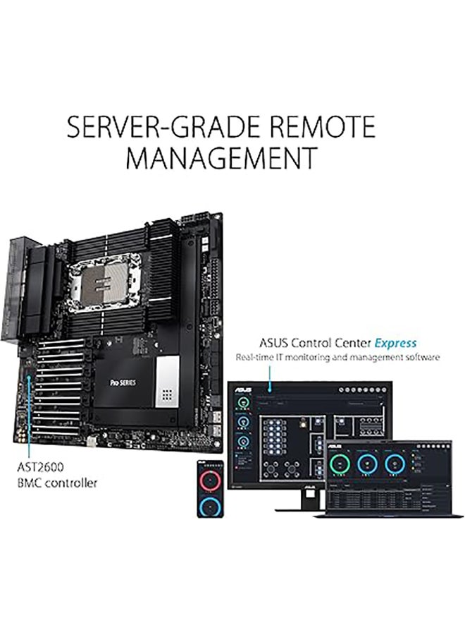 ASUS Pro WS W790E-SAGE SE Workstation Motherboard Socket Intel LGA 4677 (EEB Motherboard, PCIe 5.0, DDR5, USB 3.2 Gen 2)  - Image 3