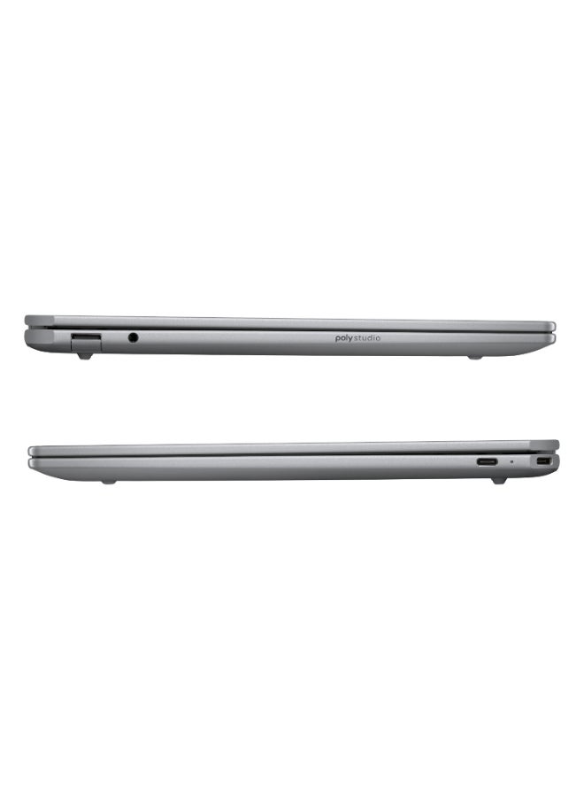 إتش بي - OmniBook Laptop With 14-Inch Full HD Display, AMD Ryzen AI 9 Processor/32GB RAM/1TB SSD/AMD Radeon Graphics/Windows 11 Home English/Arabic Meteor Silver - Image 1