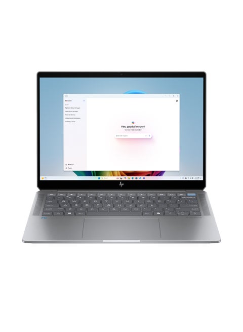 OmniBook B69L0EA  Laptop With 14-Inch Full HD Display, AMD Ryzen™AI 9 HX 375 Processor/32GB RAM/1TB SSD/AMD Radeon Graphics/Windows 11 Home English/Arabic Meteor Silver