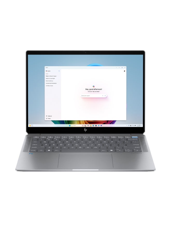 HP - OmniBook Laptop With 14-Inch Full HD Display, AMD Ryzen™AI 9 HX 375 Processor/32GB RAM/1TB SSD/AMD Radeon Graphics/Windows 11 Home English/Arabic Meteor Silver - Image 1