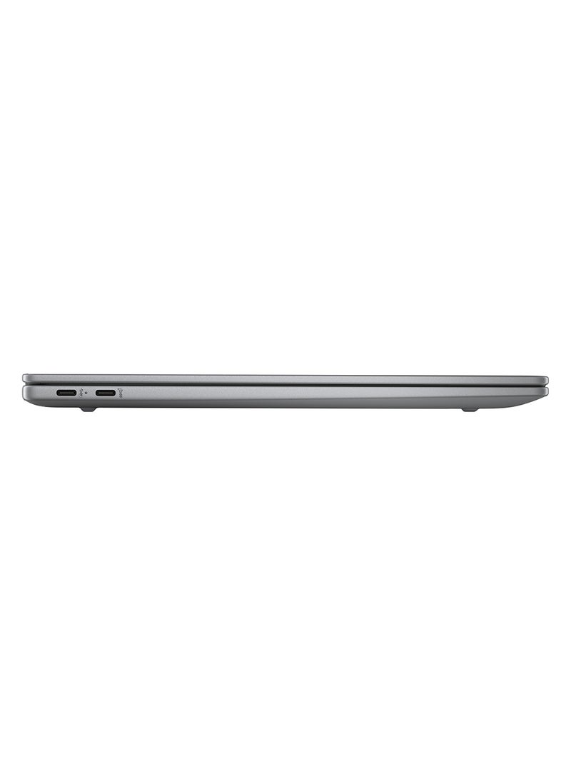 HP OmniBook A9LG3EA  Laptop With 14-Inch QHD Display, Snapdragon X Elite Processor/16GB RAM/512GB SSD/Qualcomm Adreno Graphics/Windows 11 Home English/Arabic Meteor Silver  - Image 5