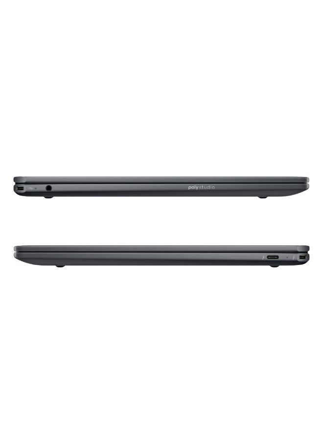 OmniBook B4JS1EA  Laptop With 14-Inch Full HD Display, Core Ultra 9-288V Processor/32GB RAM/1TB SSD/Intel Arc Graphics/Windows 11 Home English/Arabic Eclipse Gray