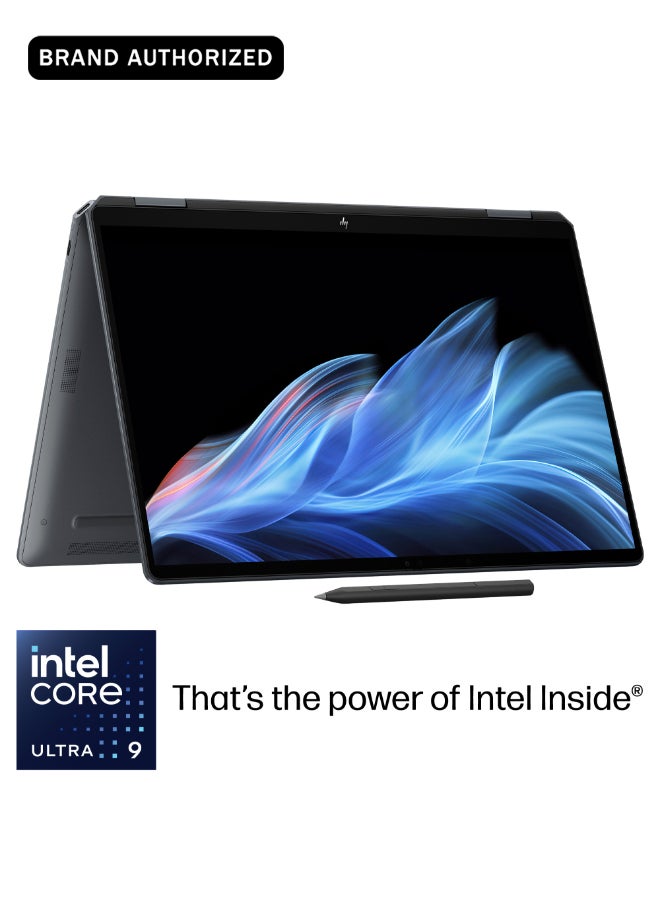 HP OmniBook Ultra Flip Laptop 14-fh0007ne, 14-inch 3K Touch Display, Intel® Core™ Ultra 9-288V, 32GB LPDDR5 RAM/1TB SSD/Windows 11 Home/B4JS1EA English/Arabic Eclipse Gray - Image 1