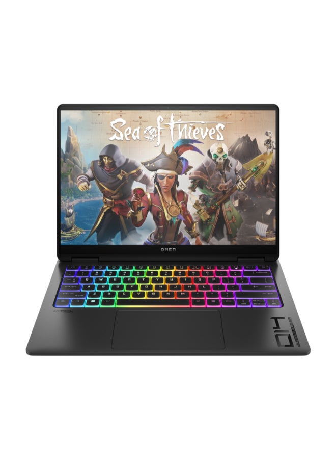 إتش بي - Omen Laptop With 14-Inch Full HD Display, Core Ultra 7 155H Processor/16GB RAM/1TB SSD/NVIDIA GeForce RTX 4060 Graphics/Windows 11 Home English/Arabic Shadow Black - Image 1