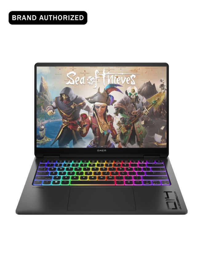 HP Omen AE4K8EA  Laptop With 14-Inch Full HD Display, Core Ultra 7 155H Processor/16GB RAM/1TB SSD/NVIDIA GeForce RTX 4060 Graphics/Windows 11 Home English/Arabic Shadow Black - Image 1