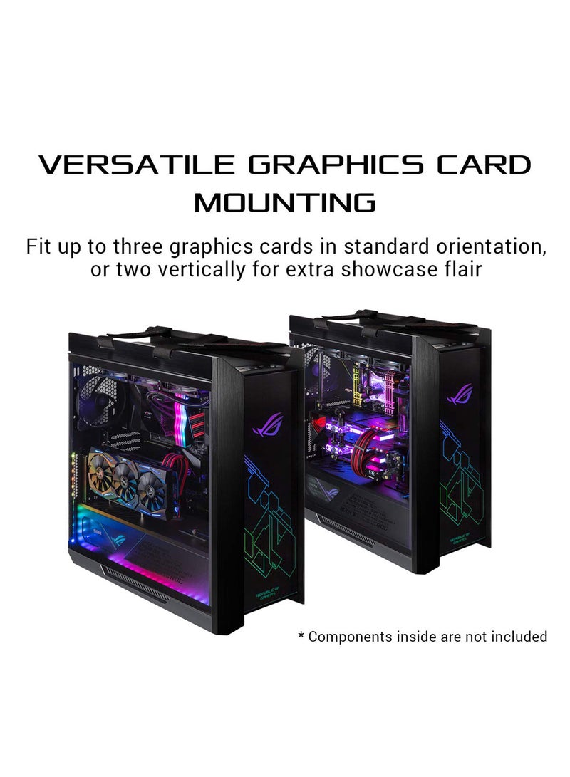 ASUS ROG Strix Helios RGB ATX/EATX Mid, Tower Gaming Case With Tempered Glass, Aluminium Frame, GPU Braces, 420 mm Radiator Support And Aura Sync  - Image 4