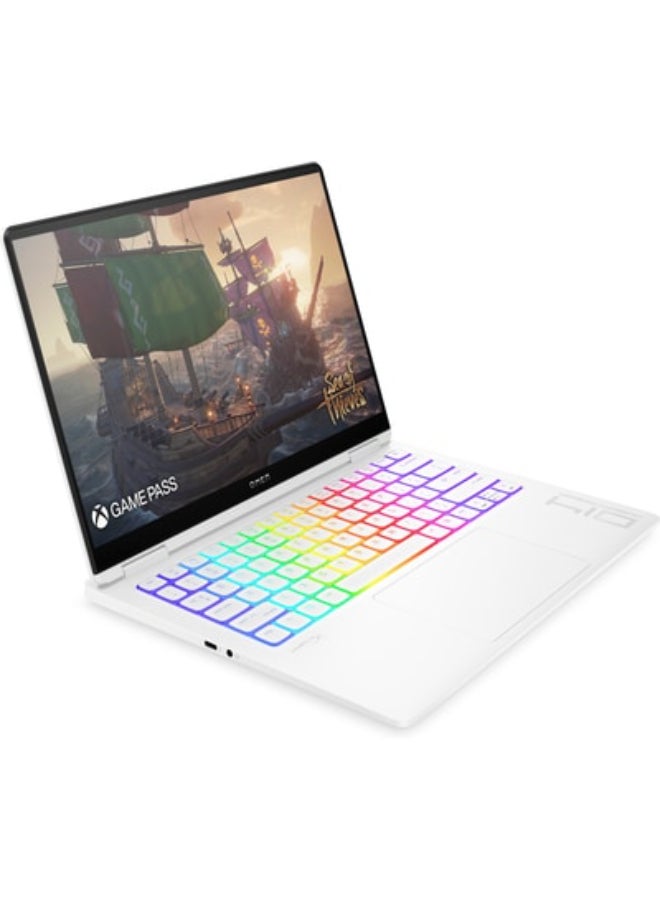 HP Omen Laptop With 14-Inch Full HD Display, Core Ultra 9 185H Processor/32GB RAM/1TB SSD/NVIDIA GeForce RTX 4070 Graphics/Windows 11 Home English/Arabic Ceramic White  - Image 1