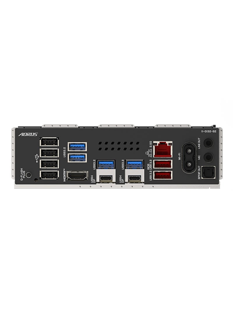GIGABYTE X870E AORUS ELITE WiFi 7 ATX Motherboard – AMD Socket AM5, X870E Chipset, Supports Ryzen 9000/8000/7000 Series Processors, Up to DDR5 8200(OC) Dual-Channel Memory, PCIe 5.0 x16 Slot, 4× M.2 (3× PCIe 5.0), 4× SATA 6Gb/s, Dual USB4 Type-C, HDMI 2.1, Realtek 2.5GbE LAN, Wi-Fi 7 & Bluetooth 5.4, ALC1220 HD Audio, RGB Fusion, Q-Flash Plus, Ultra Durable PCIe Armor | X870E A ELITE WIFI7  - Image 5