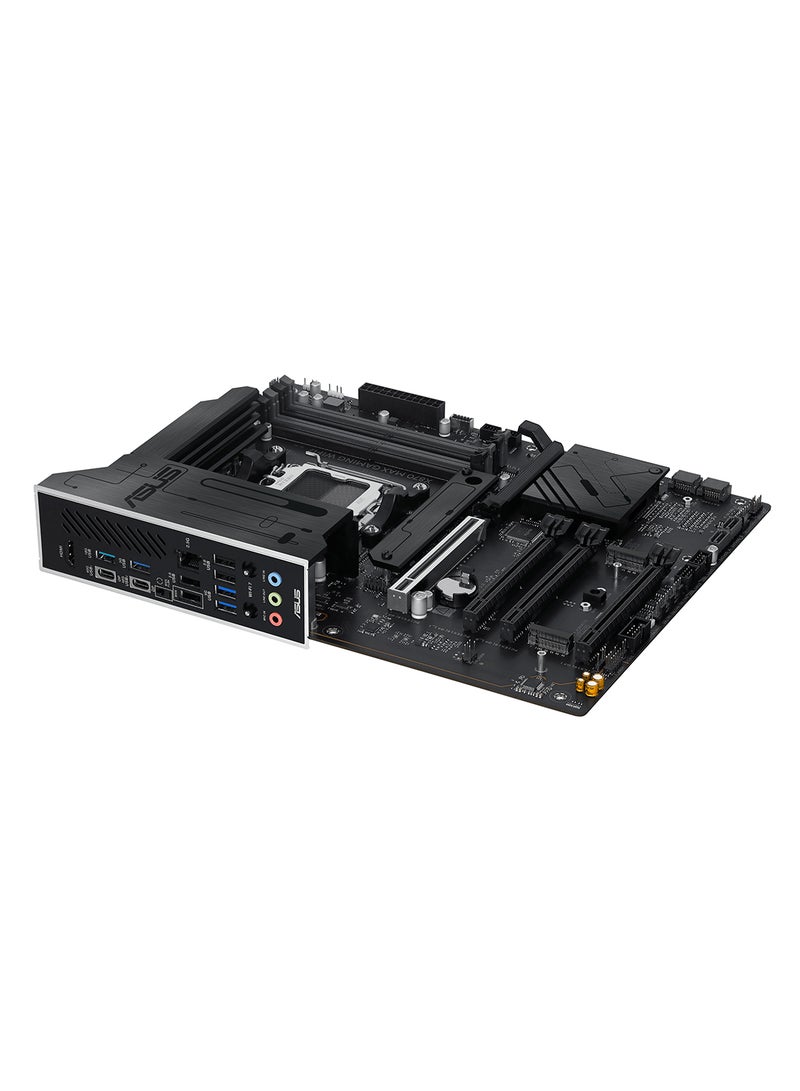 ASUS - X870 MAX GAMING WIFI7 ATX Motherboard – AMD Socket AM5, Supports Ryzen 9000/8000/7000 Series, DDR5 up to 256GB 8000+MT/s (OC), PCIe 5.0, 3x M.2 (1x PCIe 5.0), 4x SATA 6Gb/s, 2x USB4® (40Gbps Type-C), Wi-Fi 7, Bluetooth 5.4, 2.5Gb Ethernet, HDMI 2.1, Aura Sync RGB, AI Cooling II, BIOS FlashBack, Q-Design | 90MB1LY0-M0EAY0 - Image 1