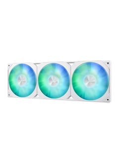 ASUS Prime LC 360 ARGB White Edition – 360mm AIO Liquid Cooler, Triple 120mm PWM Fans, Copper Base, Integrated ARGB Lighting, Intel LGA 1700/115x & AMD AM5/AM4 Compatibility, 2200 RPM, 75.7 CFM Airflow, 34 dB Noise Level | 90RC0102-B0EAY0  - Image 4