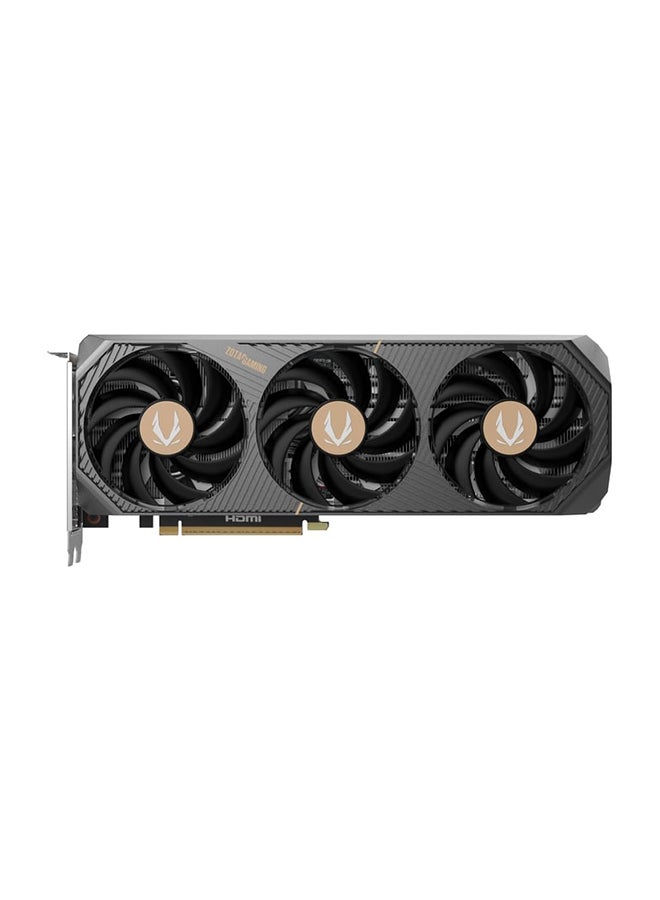 زوتاك GAMING GeForce RTX 5070 Ti Solid SFF OC 16GB GDDR7 Graphics Card, 8960 CUDA Cores, 2482 MHz Boost Clock, PCIe 5.0, 256-Bit, 28 Gbps Memory Speed, 3.5-Slot, IceStorm 2.0 Cooling, Dual BIOS, RGB Lighting, 3x DisplayPort 2.1, 1x HDMI 2.1, 300W TDP, SFF-Optimized, DLSS 4 & Ray Tracing Support | ZT-B50710J3-10P  - Image 2