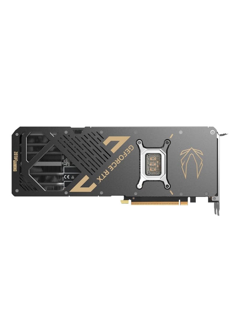 زوتاك GAMING GeForce RTX 5070 Ti SOLID SFF 16GB GDDR7 Graphics Card – Blackwell Architecture, 8960 CUDA Cores, 2452 MHz Boost Clock, PCIe 5.0, 256-bit, IceStorm 2.0 Cooling, DLSS 4, 300W TDP, HDMI 2.1b + 3x DisplayPort 2.1, 2-Slot, Metal Backplate, BladeLink Fans, FireStorm Utility, White LED, SFF Ready, 16-Pin Power, GPU Support Bracket | ZT-B50710D3-10P  - Image 4