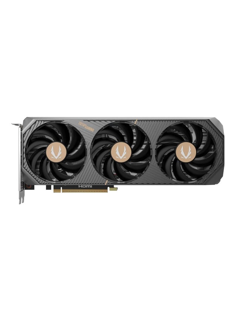 زوتاك GAMING GeForce RTX 5070 Ti SOLID SFF 16GB GDDR7 Graphics Card – Blackwell Architecture, 8960 CUDA Cores, 2452 MHz Boost Clock, PCIe 5.0, 256-bit, IceStorm 2.0 Cooling, DLSS 4, 300W TDP, HDMI 2.1b + 3x DisplayPort 2.1, 2-Slot, Metal Backplate, BladeLink Fans, FireStorm Utility, White LED, SFF Ready, 16-Pin Power, GPU Support Bracket | ZT-B50710D3-10P  - Image 2
