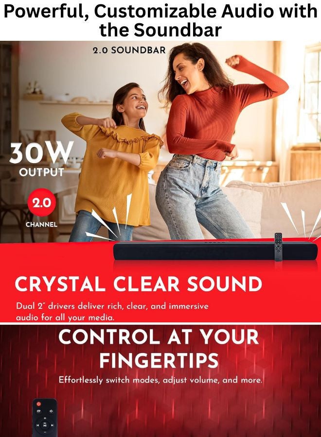 Hisense 58-Inch A62NS 4K UHD LED Smart TV + Powerful 2.0 Ch Soundbar | VIDAA Smart OS, 60 Hz, HDR10, Precision Colour, 4K AI Upscaling | USB, HDMI ARC, Bluetooth - 58A62NS+SOUNDBAR (2024) 58A62NS+SOUNDBAR black - Image 4