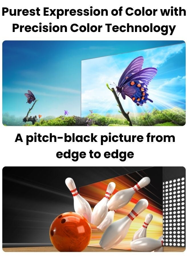 Hisense 65-Inch A62NS 4K UHD LED Smart TV + Powerful 2.0 Ch Soundbar | VIDAA Smart OS, 60 Hz, HDR10, Precision Colour, 4K AI Upscaling | USB, HDMI ARC, Bluetooth - 65A62NS+SOUNDBAR (2024) 65A62NS+SOUNDBAR black - Image 5