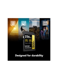Lexar Lexar 256GB Professional 1800x UHS-II SDXC Memory Card 256 GB  - Image 5