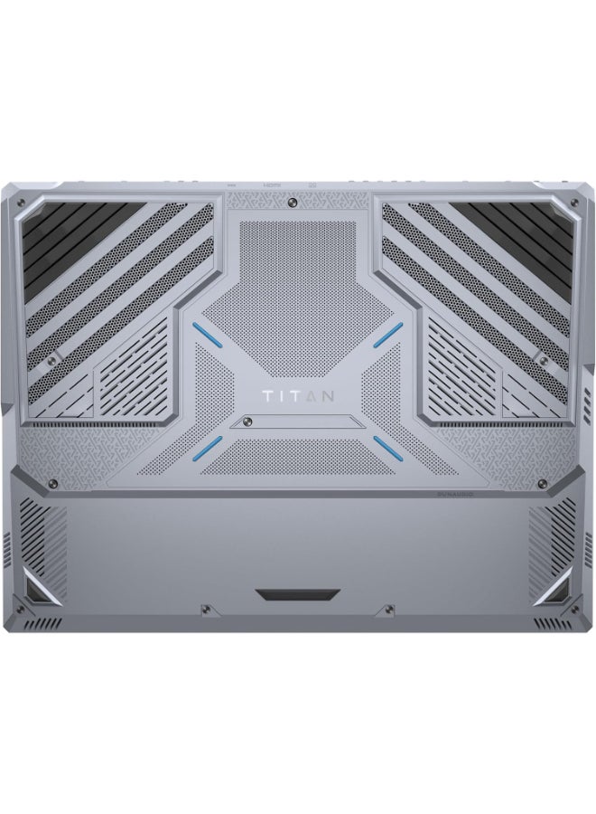إم اس أي - كمبيوتر محمول للألعاب Titan 18 بشاشة 18 بوصة UHD+ (3840x2400)، معالج Intel Core Ultra 9-275HX/ ذاكرة وصول عشوائي 64 جيجابايت دي دي ار 5/ قرص اس اس دي سعة 6 تيرابايت/ بطاقة رسومات انيفيديا جي فورس ار تي اكس5090 سعة 24 جيجابايت/ نظام التشغيل ويندوز 11 Pro/ اللغة الإنجليزية/ العربية أسود الإنجليزية/العربية - Image 1