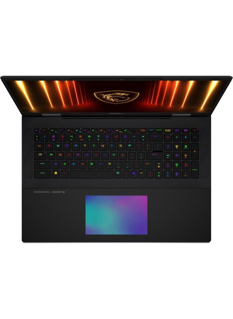 Titan 18 Gaming Laptop With 18 Inch UHD+ (3840x2400) Display,Intel Core Ultra 9-275HX Processor/64GB RAM DDR5/6TB SSD/24GB Nvidia GeForce RTX 5090 Graphics/Windows 11 Pro/ English/Arabic Black