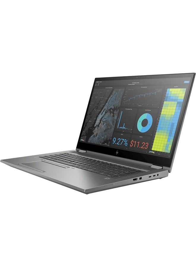 HP ZBook Fury 17 G7 Laptop With 17.3 Inch Full HD (19201x1080) IPS Display,Intel Xeon W-10885M Processor/32GB RAM DDR4/512GB SSD/Windows 10 Pro English/Arabic Grey  - Image 2