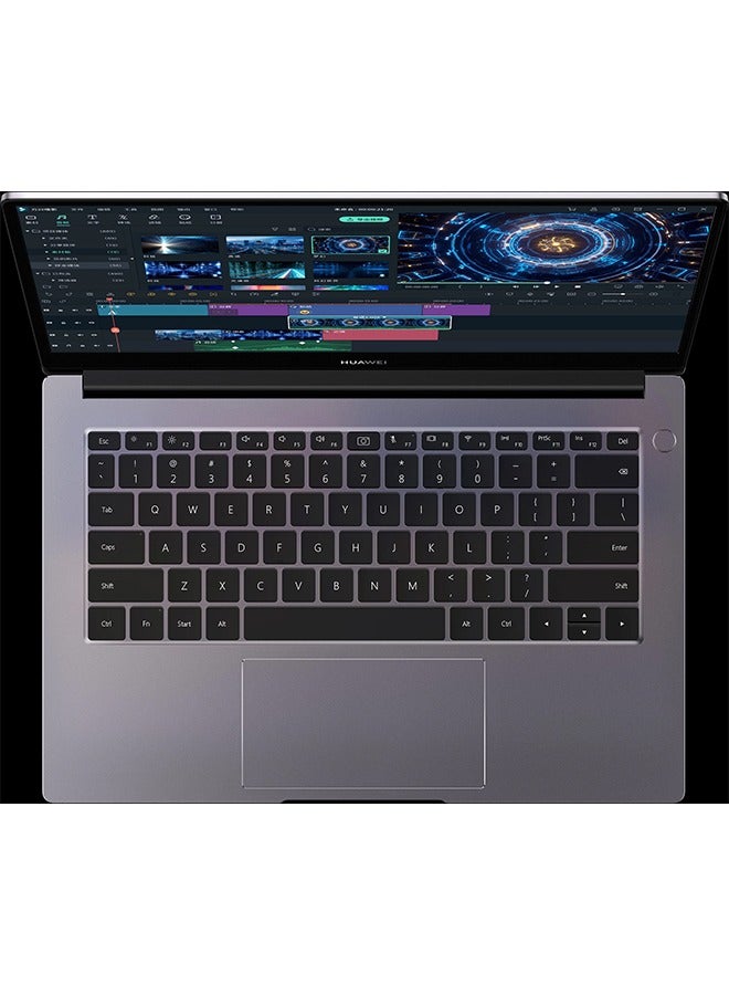 HUAWEI Matebook B3-430 Laptop With 14-Inch FHD IPS Dispaly, Core  i7-1260P Processor/16GB RAM/512GB SSD/Windows 11Pro English grey  - Image 3