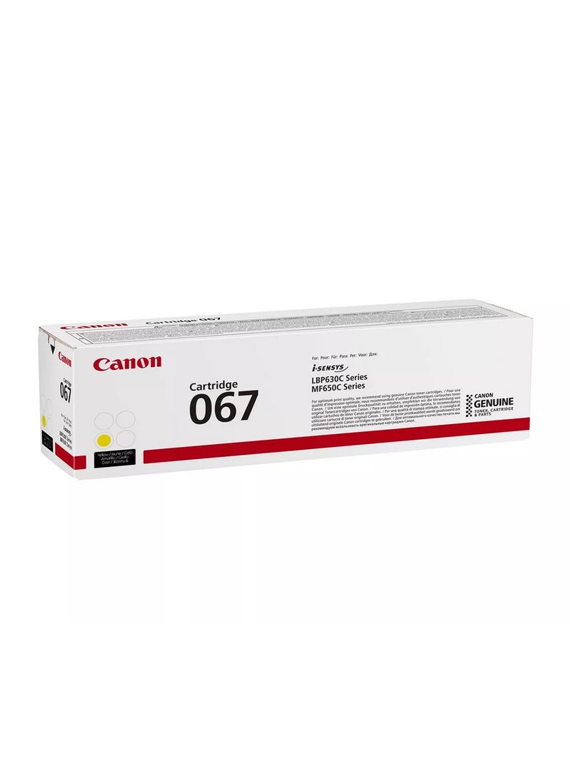 Canon Toner - CRG 067 Y Yellow 