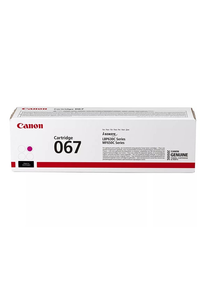 Canon - Toner-CRG 067 M-MF65X Series – Yield 1250 Magenta - Image 1
