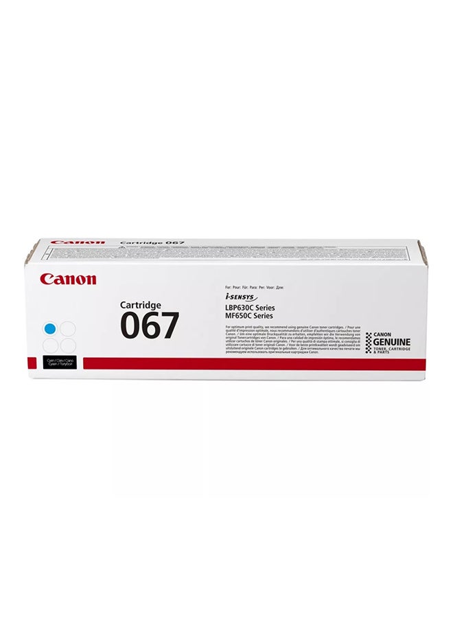 Canon Toner-CRG 067 C-MF65X Series – Yield 1250 Cyan 