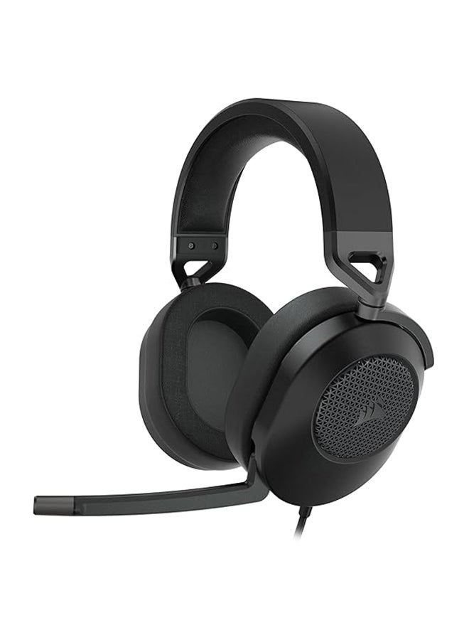 CORSAIR HS65 Surround Gaming Headset (Leatherette Memory Foam Ear Pads, Dolby Audio 7.1 Surround Sound on PC and Mac, SonarWorks SoundID Technology, Multi-Platform Compatibility) Carbon  - Image 1
